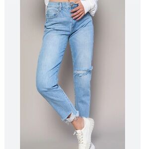 Insane Gene experimental trend tapered jeans
